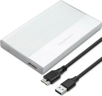 Kuti e jashtme për disk Qoltec Pocket Enclosure, 2.5", USB 3.0, deri 2TB, e zezë