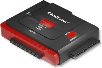 Adapter USB Qoltec 50645, USB 3.0 në IDE dhe SATA III, i zi