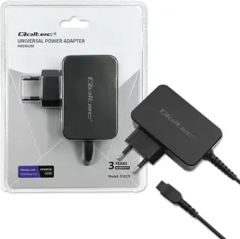 Karikues universal Qoltec 45W, 8 wtyczek, i zi