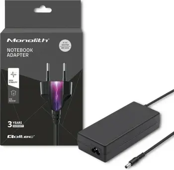 Furnizues energjie desktop Qoltec 60W, 12V 5A, lidhës 5.5 x 2.1 mm, i zi