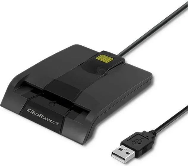 Lexues kartelash Qoltec 50634, USB Type C, i zi - 6