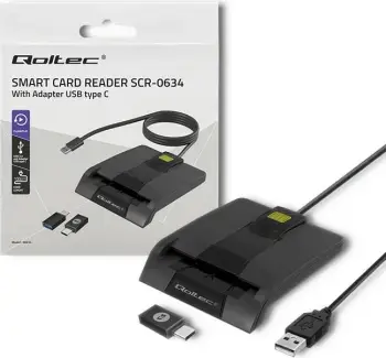 Lexues kartelash Qoltec 50634, USB Type C, i zi