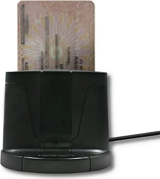 Lexues kartash çip Qoltec SCR-0632, USB Type C, i zi - 3
