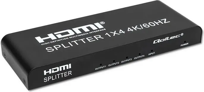 Splitter aktiv HDMI Qoltec 4x1, 4K, 60Hz, i zi - 1