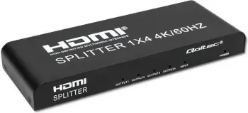 Splitter aktiv HDMI Qoltec 4x1, 4K, 60Hz, i zi