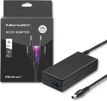 Adapter rryme për laptop Qoltec 51107, 72W, 12V 6A, i zi