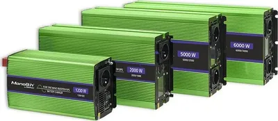 Inverter Qoltec Monolith, 2500W 5000W, 12V në 230V, valë sinusoide e pastër - 11