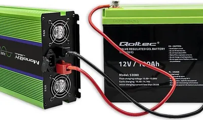 Inverter Qoltec Monolith, 2500W 5000W, 12V në 230V, valë sinusoide e pastër - 9