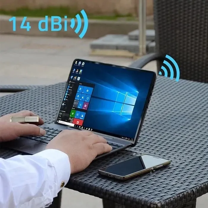 Antena Qoltec 57043 4G LTE DUAL, Bakër - 4