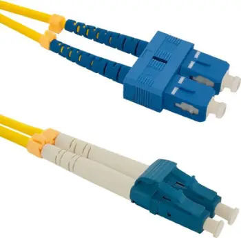 Kabllo patchcord me fibër optike Qoltec SC/UPC - LC/UPC, 2m