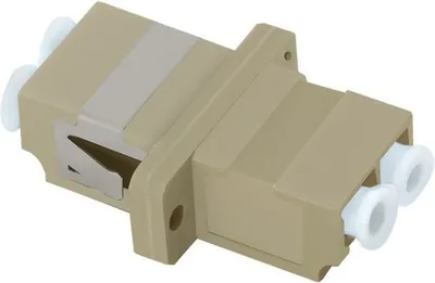 Adapter fibër optike Qoltec LC UPC, duplex, multimode, i gjelbër - 1