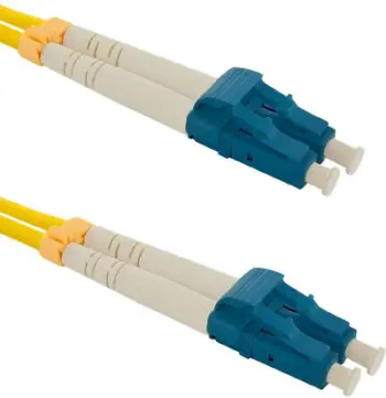 Kabllo me fibër optike Qoltec Duplex LC/UPC-LC/UPC, 9/125µm, 2m