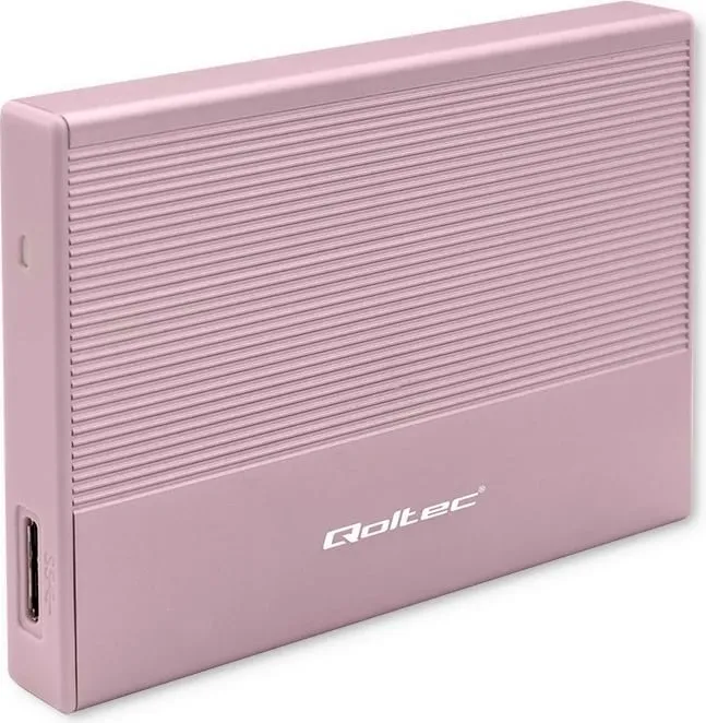 Kuti e jashtme për disk Qoltec, 2.5", USB 3.0, 2TB, rozë - 9