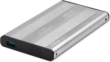 Kuti eksternale Qoltec Bay Enclosure, 2.5" SATA3, USB 3.0, argjendtë