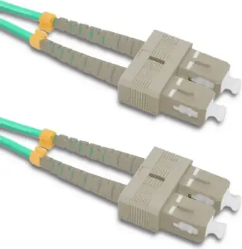Kabllo optike Qoltec SC UPC SC UPC, MM OM4 50 125, 10m, lejla