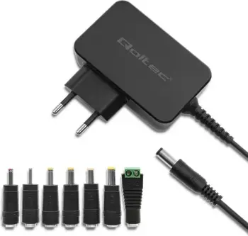 Adapter universal Qoltec 30W, 12V, 2.5A, 7 wtyczek