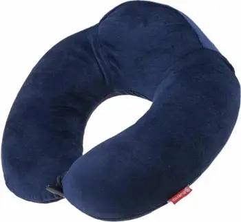 Jastëk udhëtimi Iguana Nerri Pillow, Memory Foam, me mbulesë të heqshme, gri