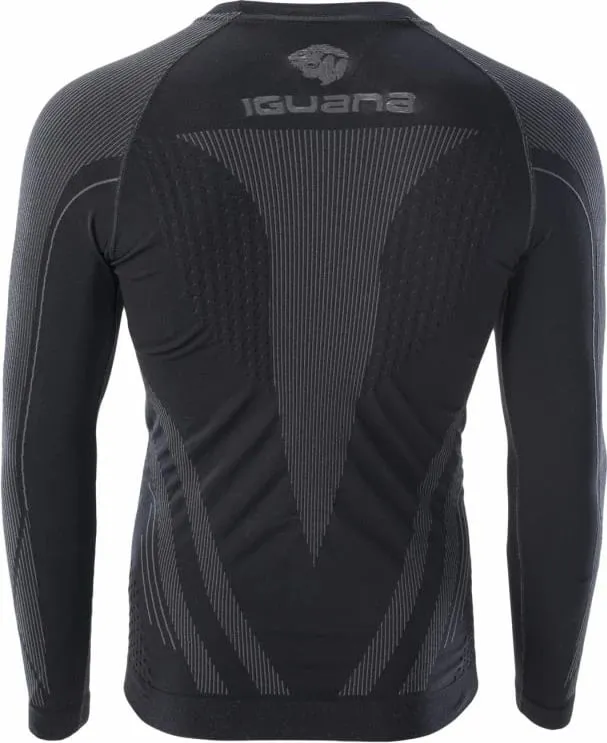 Bluzë termoaktive Iguana Gambit Top M, për meshkuj, e zezë - 3