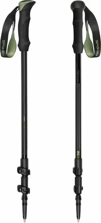 Shkopinj trekking Spokey, unisex, të zinj
