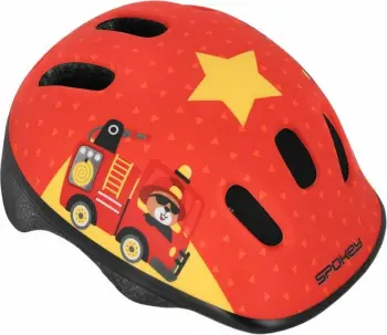 Kaskë biciklete për fëmijë Spokey Fun M Jr 941014, e kuqe