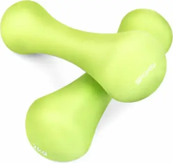 Pesha Spokey Bone për stërvitje, 2x2kg, jeshile