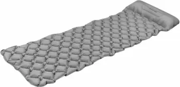 Dyshek trekking Spokey AIR BED, palosës, me jastëk të integruar, gri