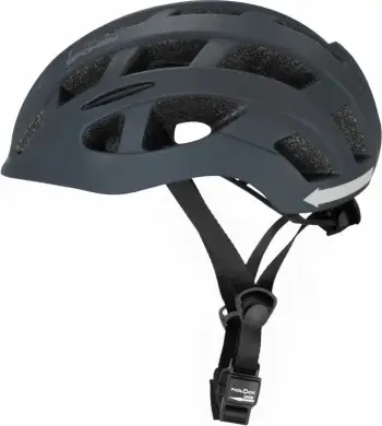 Helmetë çiklizmi Spokey Pointer Pro, 58–61 cm, LED me telekomandë, gri