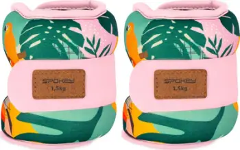 Pesha kyçi për duar dhe këmbë Spokey HOME JUNGLE, set 2x1.5 kg, neopren, gri