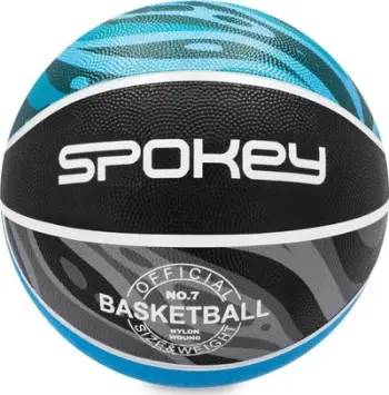 Top basketbolli Spokey Victorior, madhësia 7, për brenda dhe jashtë, i zi blu