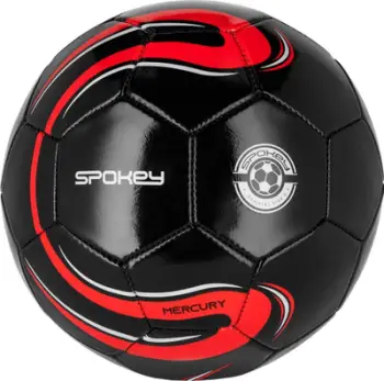 Top futbolli Spokey Mercury 942600, PU, madhësia 5, i bardhë e zi