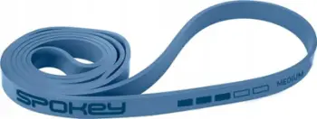 Shirit elastik fitnesi Spokey Power Fitness Rubber Medium 941958, rezistencë mesatare, blu