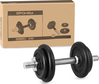Hantel rregullues Spokey Egir, 9.5 kg, metalik - 4