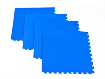Set tapeta fitnesi Spokey SCRAB, 60 x 60 cm, i kaltër