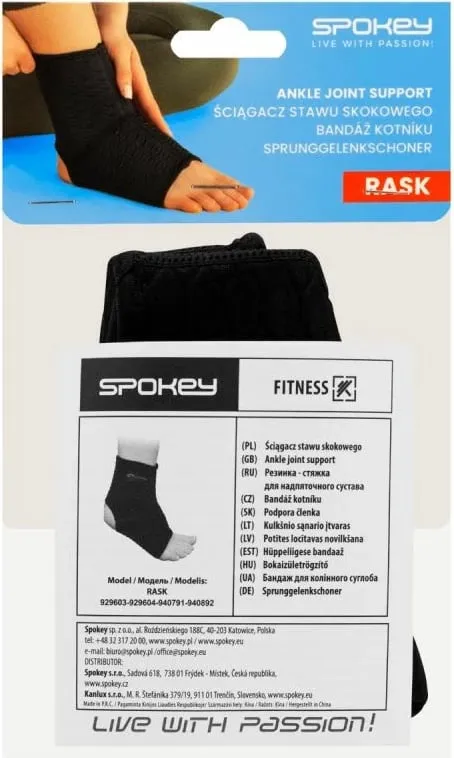 Mbështjellës kyçi Spokey, uniseks, i zi - 3