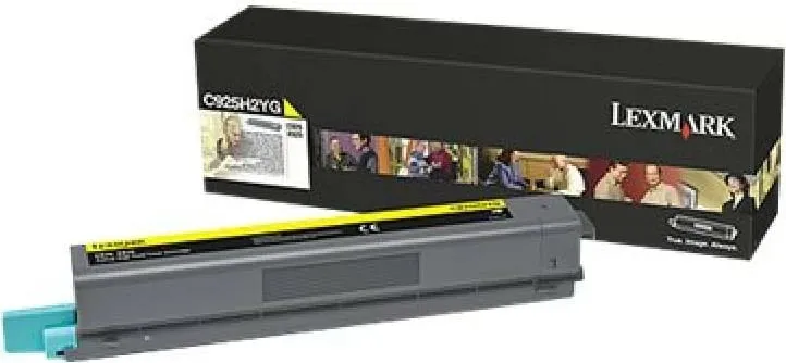 Toner Lexmark C925H2YG, origjinal, i verdhë - 1