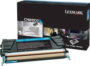 Toner për printer Lexmark C748H3CG, cyan