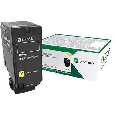 Toner Lexmark 75B20Y0 ISO / IEC 19798 / 10,000 faqe – Verdhë - 1