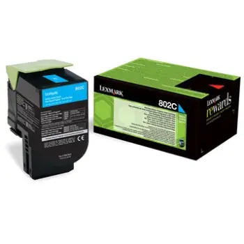 Toner LEXMARK CX310/410/510 Original Cartridge / Standard Yield (Approx. 1,000 Pages) / Return Program – Blu