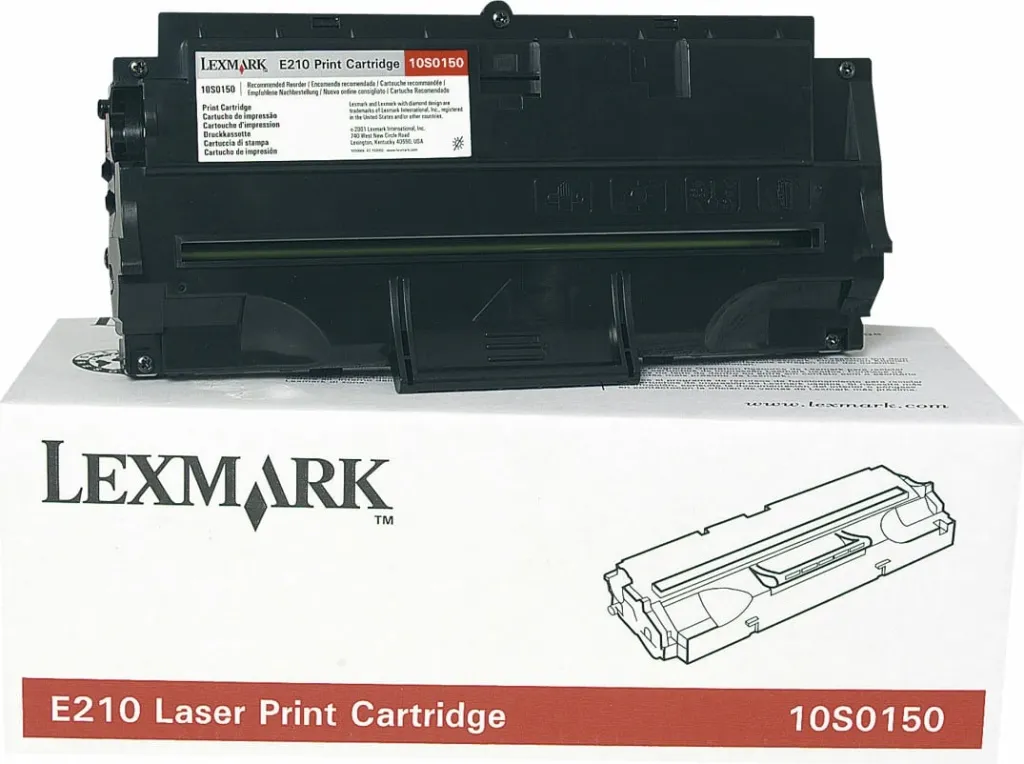 Toner Lexmark E210 10S0150, i zi, 1 copë - 1