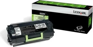 Toner Lexmark 522H, High Yield, 25000 faqe, i zi - 1