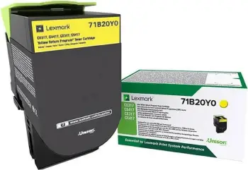 Toner Lexmark 71B20YO, yellow, për CS317 CX317 CS417 CX417 CS517 CX517