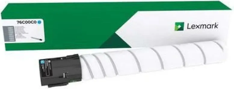 Toner Lexmark 76C00C0, kapacitet standard, origjinal, cian - 1