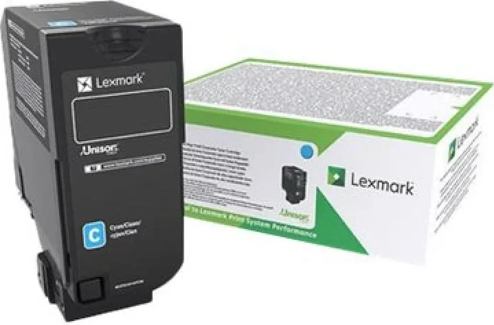 Toner, Lexmark, 84C2HCE, rendiment 9,750–23,700 faqe, origjinal, Cyan - 1