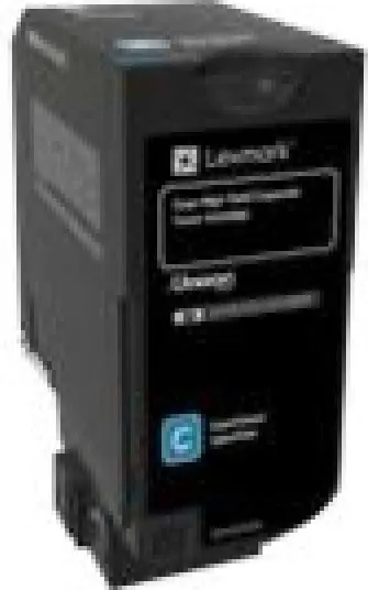 Toner, Lexmark, 84C2HCE, rendiment 9,750–23,700 faqe, origjinal, Cyan - 2