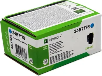 Toner, Lexmark, 24B7178, deri 6,000 faqe, cian
