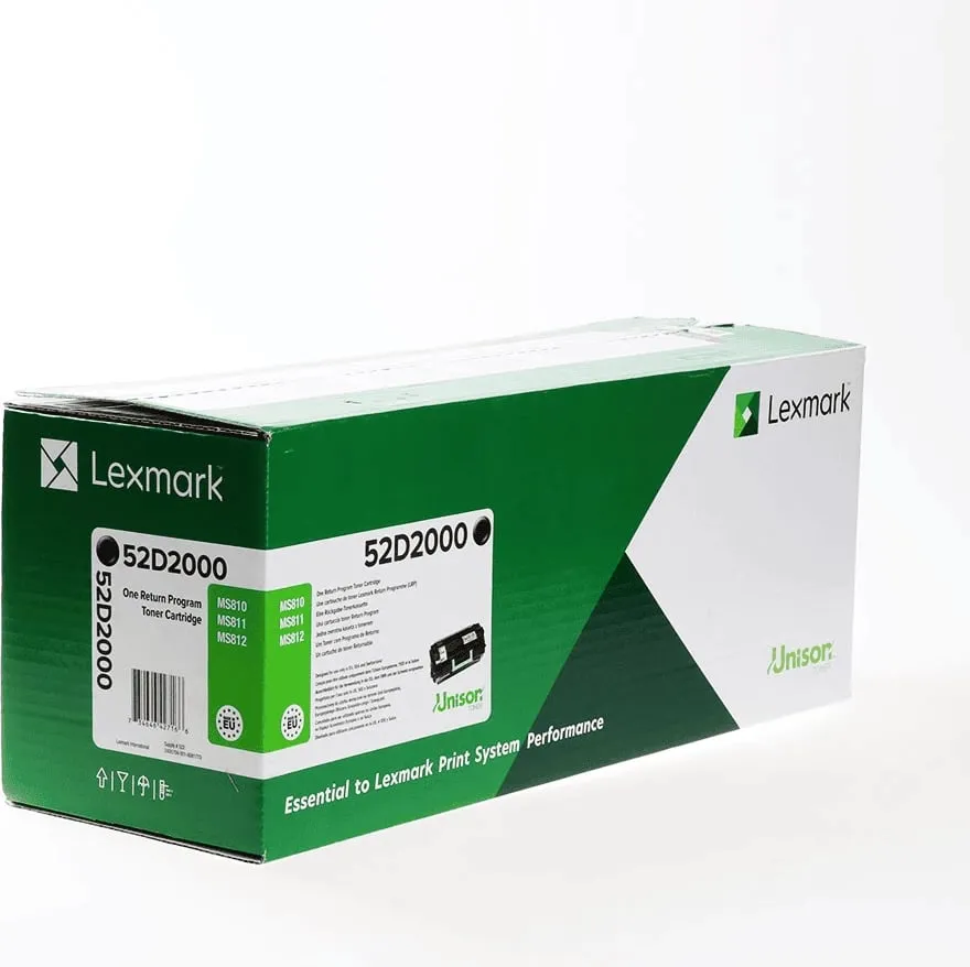 Toner, Lexmark 52D2000, rendiment 6000 faqe, i zi - 1