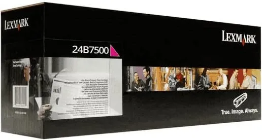 Toner, Lexmark, 24B7500, rendiment 6000 faqe, standard, magenta - 1