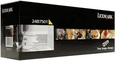 Toner Lexmark 24B7501 rendiment 6000 faqe standard verdhë - 1