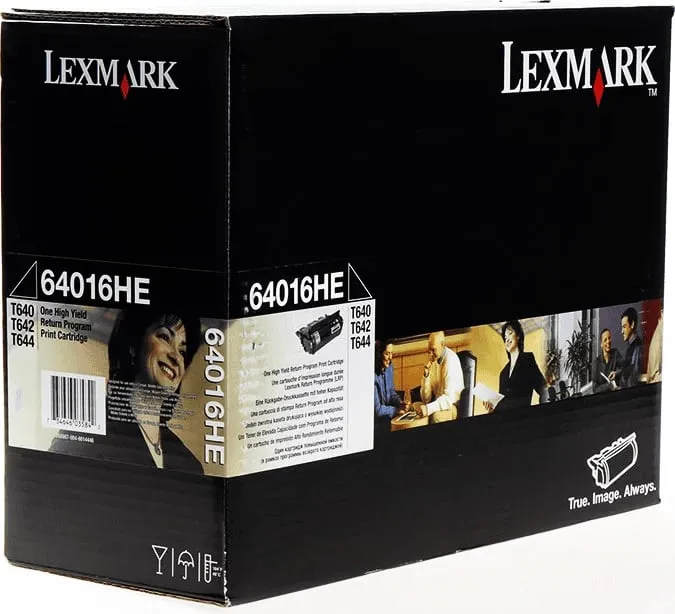 Toner, Lexmark, 64016HE, rendiment i lartë 21000 faqe, XL, i zi - 1