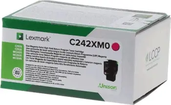 Toner origjinal Lexmark C242XM0, për C2425dw/MC2640adwe, magenta